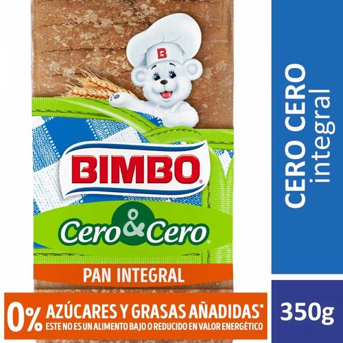 Pan Integral Bimbo Cero-cero 350 Gr