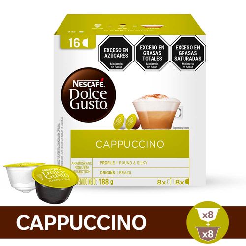 Capsulas Nescafé® Dolce Gusto® Cappuccino - 16 U