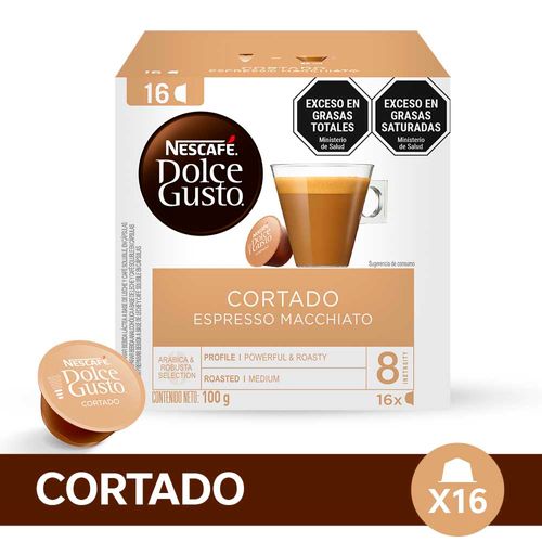 Capsulas Nescafé® Dolce Gusto® Espresso Macchiato - 16 U