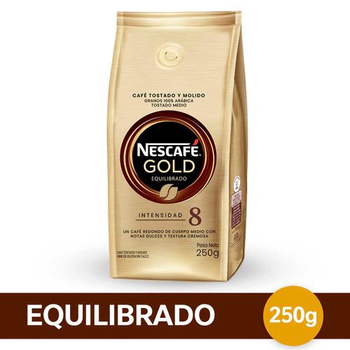 Nescafé® Gold Tostado Y Molido Equilibrado X 250gr