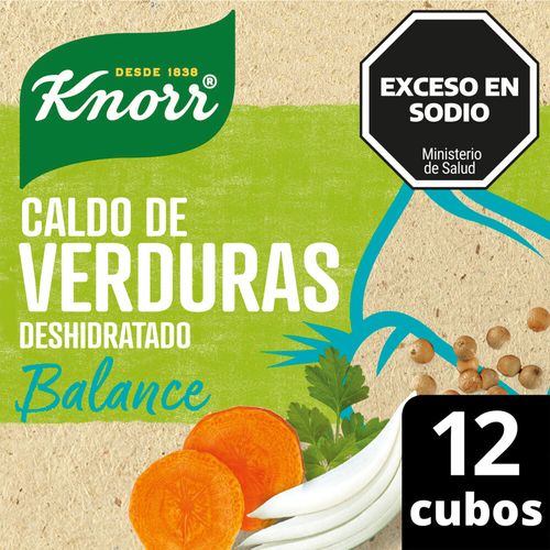 Caldo Knorr De Verdura - 12 Cubos