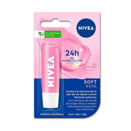 Balsamo Nivea Rose 4,8g