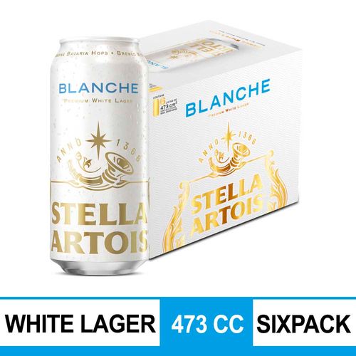 Cerveza Stella Artois Blanche 473cc 6un