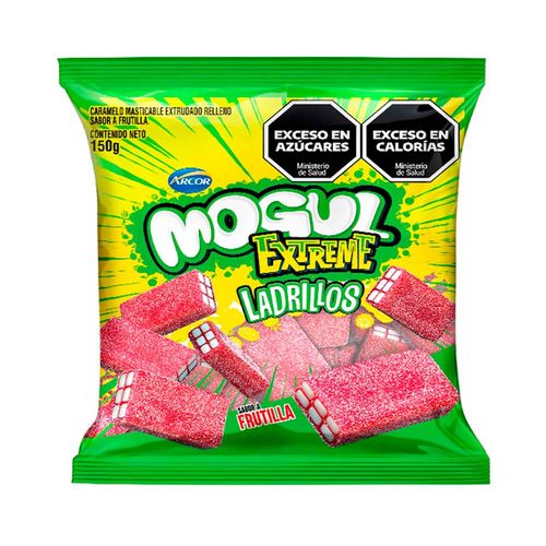 Gomitas Mogul Ladrillos Frutilla X150g