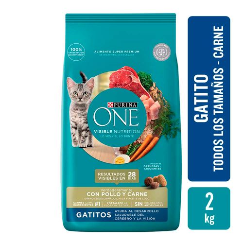 Alimento Purina One Gatito 2 Kg