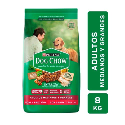 Dog Chow Adulto Medianos Y Grandes 8kg