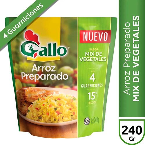 Arroz Preparado Gallo Vegetales Selx240g