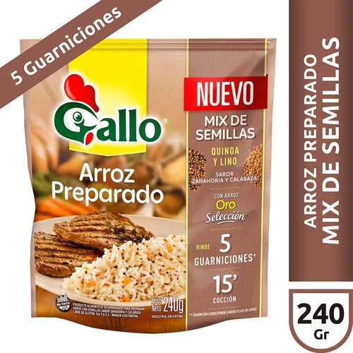 Arroz Preparado Gallo Mix Semillas Seleccionx 240 Gr Gallo