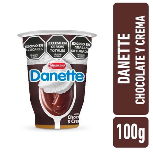 Postre Chocolate Con Crema Danette 100 Gr