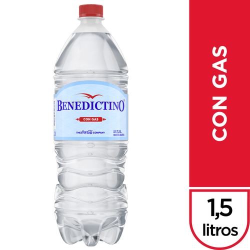 Agua Benedictino Con Gas 1.5lt