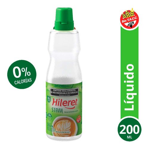 Endulzante Stevia Hileret 200 Ml