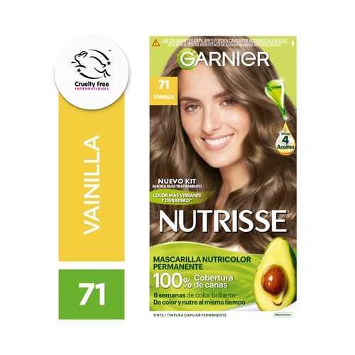 Kit De Coloracion Nutrisse Tono 71 - Vainilla