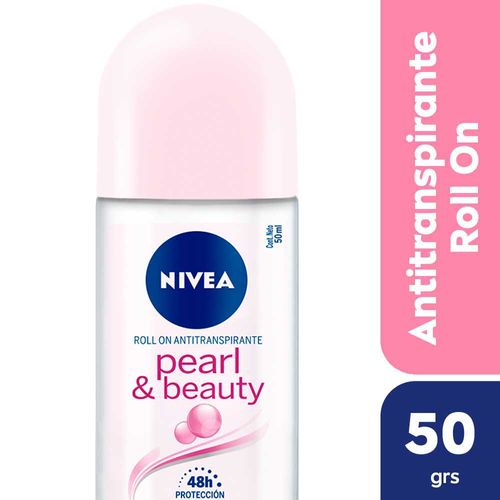 Desodorante Femenino Nivea Pearl & Beauty Roll On 50 Ml