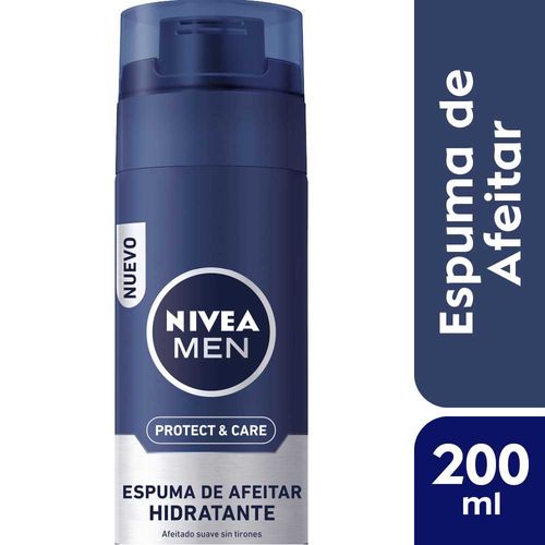 Espuma De Afeitar Nivea Men Protect & Care 200 Ml