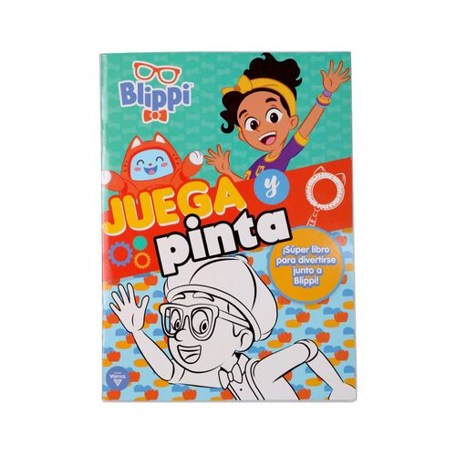 Libro Blippi-juega Y Pinta Vertice