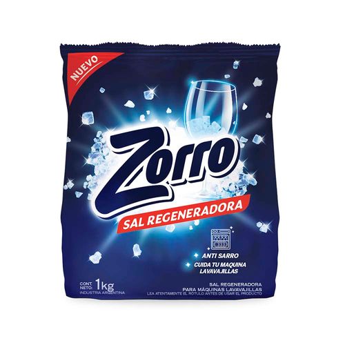 Sal Para Lavavajillas Zorro 1kg