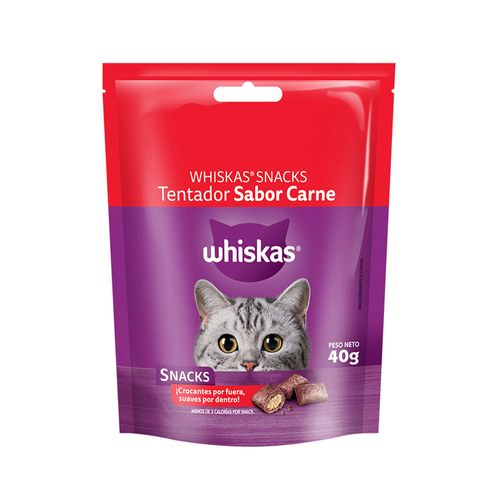 Snack Whiskas Para Gatos Sabor Carne 40 G