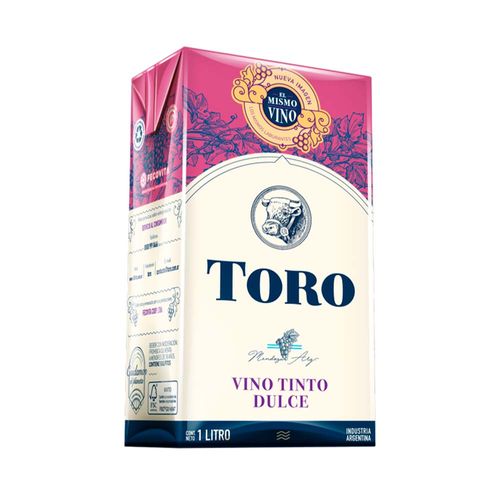 Vino Toro Tinto Dulce 1 L