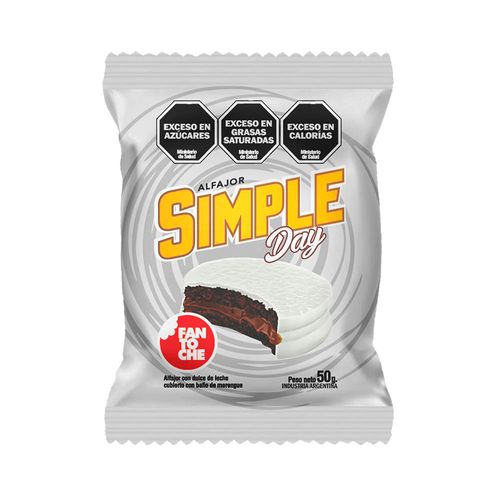 Alfajor Fantoche Simple Day 50 Gr