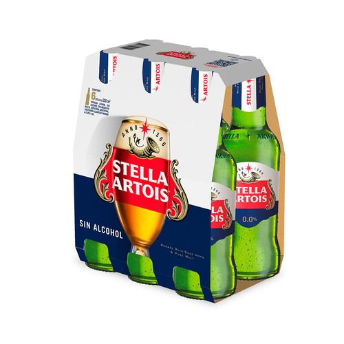 Cerveza 0.0sin Alcohol 330ml X 6u Stella Artois