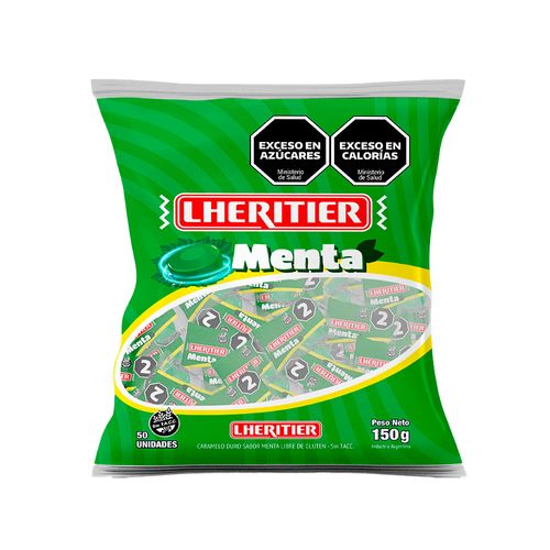 Caramelo Duro Menta Lheritier 150 Gr