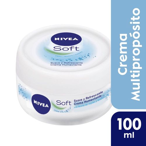 Crema Para Manos Y Cuerpo Nivea Soft Hidratante 100 Gr