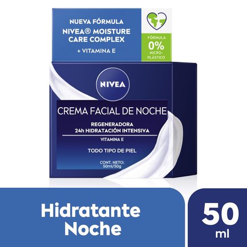 Crema Facial Noche Nivea Essentials 50 Ml.