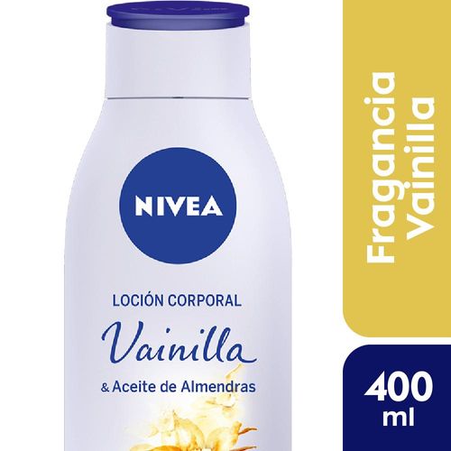 Loción Corporal Nivea Vainilla Y Aceite De Almendras 400 Ml