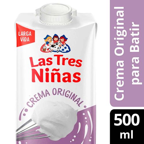 Crema Original Para Batir Las Tres Niñas 500ml