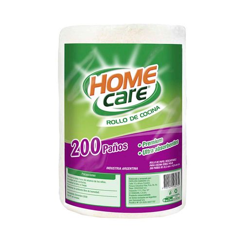 Rollo Cocina Doble Hoja 200 X 1 Un Home Care Mp