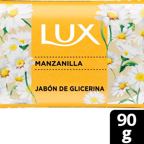 Jabon De Tocador Lux Glicerina Manzanilla 90 Gr