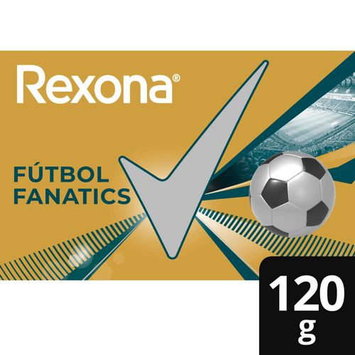 Jabon De Tocador Rexona Futbol Fanatics120 Gr