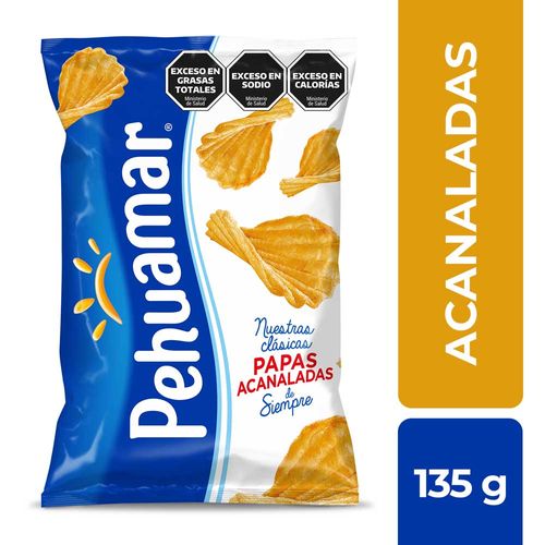 Papas Fritas Acanaladas Pehuamar X 135 Gr