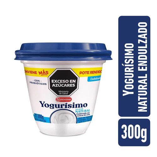 Yogur Natural Yogurisimo Endulzado 300g