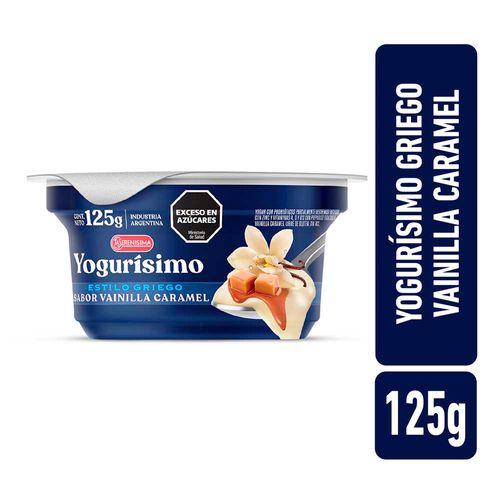 Yogur Griego Yogurísimo Vainilla Caramel 125 Gr