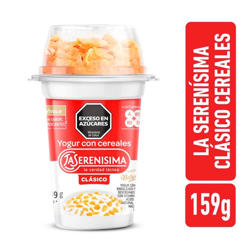 Yogur Batido La Serenísima Clásico Con Cereales 159 Gr