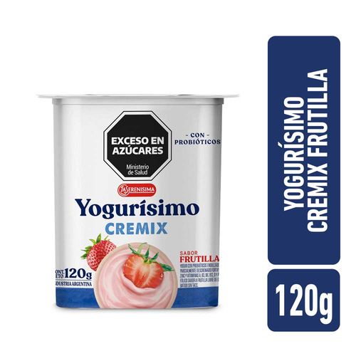 Yogur Cremix Yogurisimo Frutilla 120 Gr