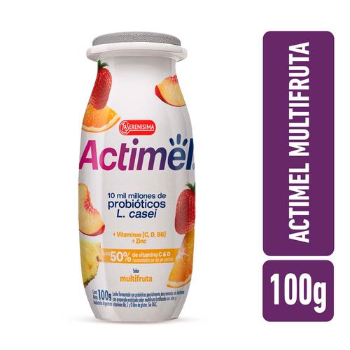 Leche Fermentada Multifruta Actimel 100 Gr