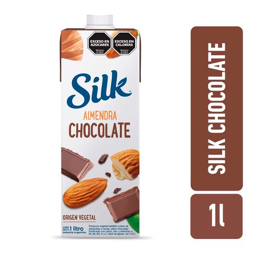 Bebida A Base De Almendras Sabor Chocolate Endulzada Silk 1L