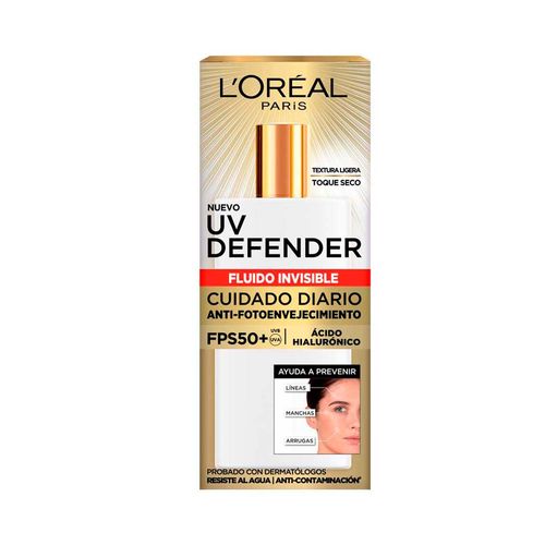 protector solar LÓREAL PARIS uv defender fluido 40