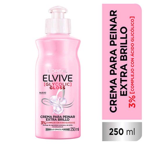 Crema Para Peinar Elvive Glyco Gloss 250ml