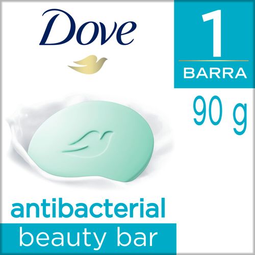 Jabón En Barra Dove Antibacterial Cuida & Protege 90 G