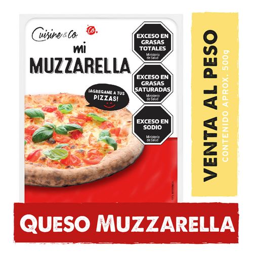 Queso Muzzarella X Kg Cuisine & Co