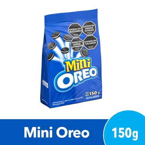 Galletitas Mini Oreo Rellenas Con Crema Sabor Original 150 Gr