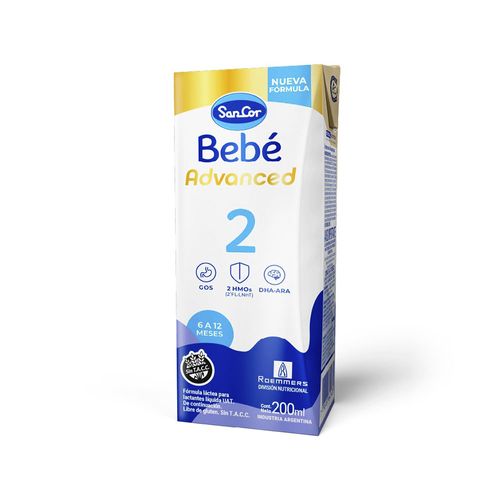 Leche Sancor Bebe 2 Advanced 200 Ml