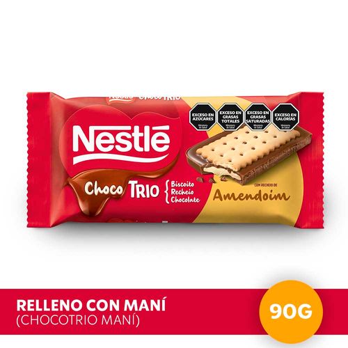 Nestlé Choco Trio Maní - 90 Gr