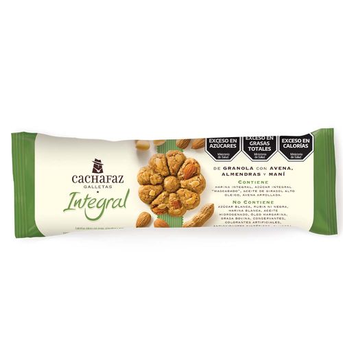 Galletitas Integrales Granola 225 Gr Cachafaz