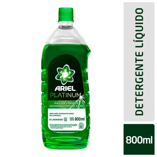 Jabon Liquido Ariel Platinum Bot 800ml