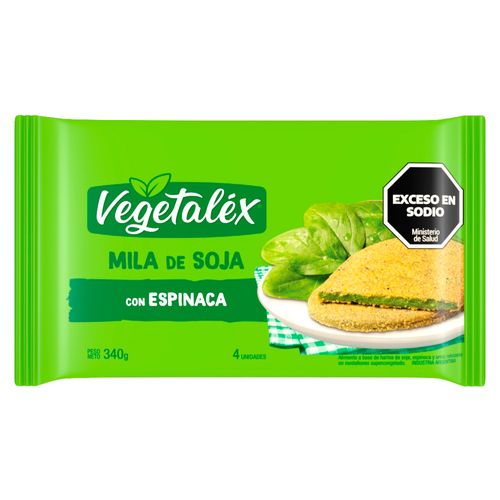 Milanesa Vegetalex De Espinaca X340g