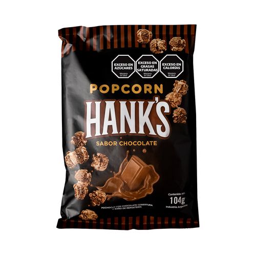 Pochoclos Chocolate Hanks 104 Gr